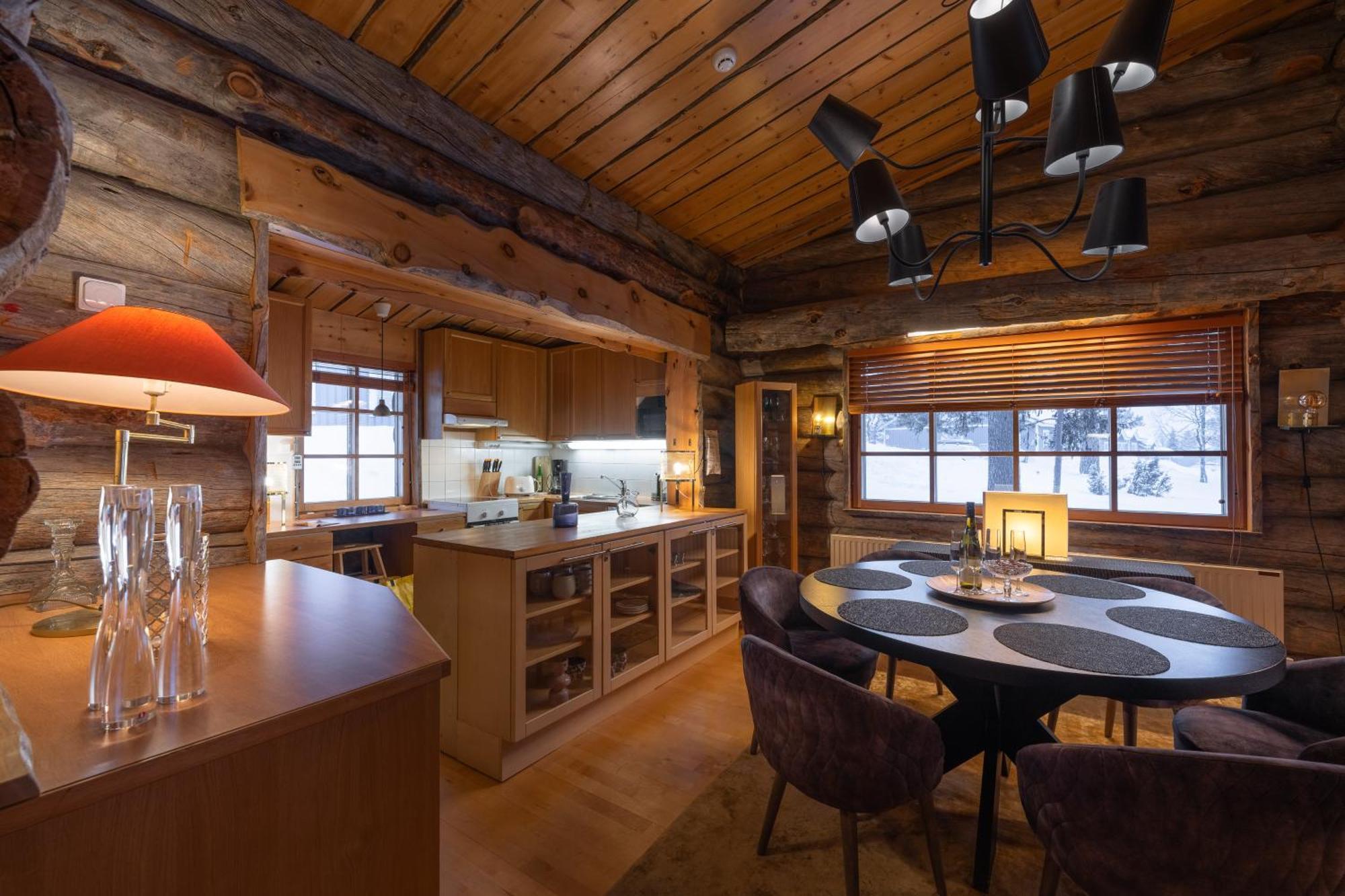 Kuukkeli Log Houses Teerenpesae - Premium Suite A48 Saariselka Exterior foto